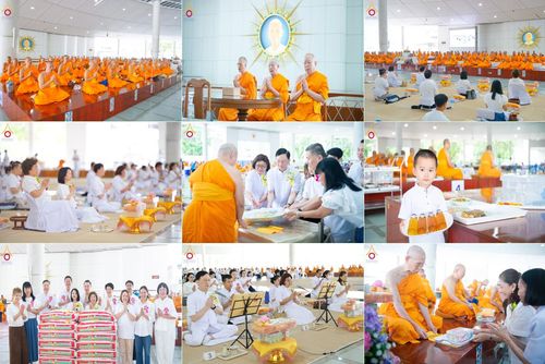 วันที่ 8 พฤศจิกายน พ.ศ. 2568 พิธีถวายภัตตาหารเมนูสวรรค์ เพื่อการบรรลุธรรม ณ หอฉันคุณยายอาจารย์ฯ วัดพระธรรมกาย