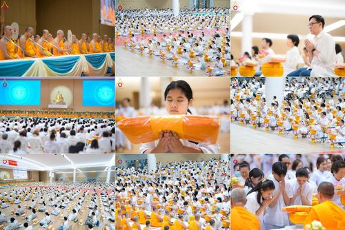 วันอาทิตย์ที่ 16 พฤศจิกายน พ.ศ. 2568 ถวายกองทุนโครงการอุปสมบทหมู่ 3,000 รูปทั่วไทย  รุ่นบูชาธรรมมหาปูชนียาจารย์ ณ ห้องแก้วสารพัดนึก 2 สภาธรรมกายสากล วัดพระธรรมกาย