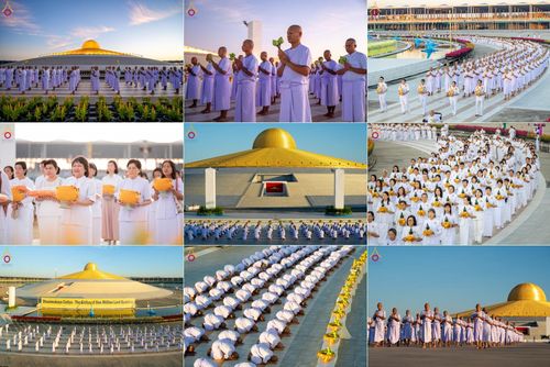 วันเสาร์ที่ 6 ธันวาคม  พ.ศ. 2568 พิธีเวียนประทักษิณและพิธีวันทาเจดีย์ โครงการอุปสมบทบูชาธรรมมหาปูชนียาจารย์ ประจำปี พ.ศ.2568 โครงการบวชพระนานาชาติ AEC และ WAB รุ่น CEO (นักบริหาร) รุ่นที่ 5 ณ มหาธรรมกายเจดีย์ วัดพระธรรมกาย