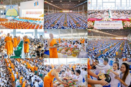 วันอาทิตย์ที่ 7 ธันวาคม พ.ศ. 2568 พิธีตักบาตรอาทิตย์ต้นเดือน ณ บ้านแก้วเรือนทองคุณยายฯ วัดพระธรรมกาย