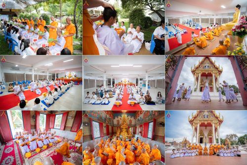 วันศุกร์ที่ 5 ธันวาคม พ.ศ. 2568 (วันพ่อแห่งชาติ) พิธีบรรพชาอุปสมบทหมู่ธรรมทายาท จำนวน 16 รูป โครงการบรรพชาอุปสมบทหมู่ รุ่นบูชาธรรมมหาปูชนียาจารย์ ประจำปี 2568  ณ ศูนย์ปฏิบัติธรรมและอบรมเยาวชนพระนครศรีอยุธยา จ.พระนครศรีอยุธยา