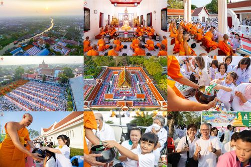 วันที่ 18 มกราคม พ.ศ. 2569 พิธีตักบาตรพระธรรมยาตรา ณ วัดโบสถ์บน ต.บางคูเวียง จ.นนทบุรี อนุสรณ์สถานลำดับที่ 4 สถานที่เกิดด้วยกายธรรม ในโครงการธรรมยาตรา กตัญญูบูชา มหาปูชนียาจารย์ พระมงคลเทพมุนี(สด จนฺทสโร) พระผู้ปราบมาร อนุสรณ์สถาน 7 แห่ง ปีที่ 14