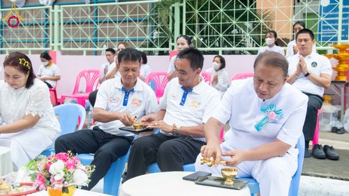 ภาพ No.350023:วันที่ 17 กันยายน พ.ศ. 2569 พิธีตักบาตรเข้าพรรษา 109 รูป ถวายเป็นพระราชกุศลสมเด็จพระบรมราชชนนีพันปีหลวง  ณ โรงเรียนสังข์อ่ำวิทยา อำเภอคลองหลวง จังหวัดปทุมธานี