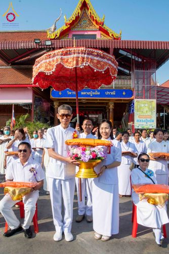 ภาพ No.303657:วันที่ 27 มกราคม พ.ศ. 2569 พิธีทอดผ้าป่าทำนุบำรุงศาสนสถาน ณ วัดตะเคียน อ.บางกรวย จ.นนทบุรี ในโครงการธรรมยาตรา กตัญญูบูชา มหาปูชนียาจารย์ พระมงคลเทพมุนี(สด จนฺทสโร) พระผู้ปราบมาร อนุสรณ์สถาน 7 แห่ง ปีที่ 14