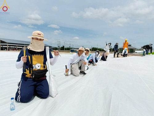 ภาพ No.211228:วันเสาร์ที่ 15 มีนาคม พ.ศ. 2568  การเตรียมงานของเจ้าหน้าที่ เพื่องานฉลองปทุมเจดีย์ ณ ศูนย์อบรมเยาวชนปัตตานี