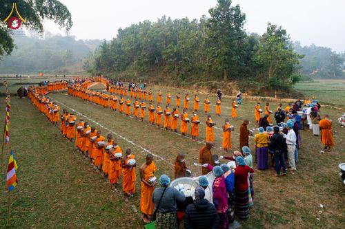 ภาพ No.131059:Photo Story ปฐมบรรพชาชาวพุทธมาร์มา Episode 4/5 วันที่ 13 กุมภาพันธ์พ.ศ. 2567 ณ วัดธัมจักร อรัญกุฏิ บังกลาเทศ