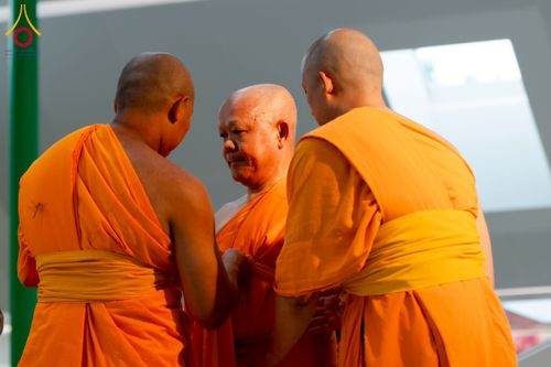 ภาพ No.223658:วันที่ 11 พฤษภาคม พ.ศ. 2568 พิธีบรรพชาของอุบาสก พิสิทธิ์ หมื่นแกล้ว  ณ วัดพระธรรมกาย