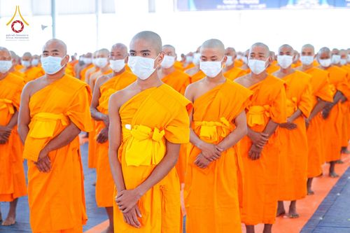 ภาพ No.76014:พิธีบรรพชาสามเณร ณ วัดปันชารี สันติปูร์ อรัญกฏิ เมืองคาร์กาชารี ประเทศบังกลาเทศ วันที่ 10 กุมภาพันธ์ พ.ศ. 2566