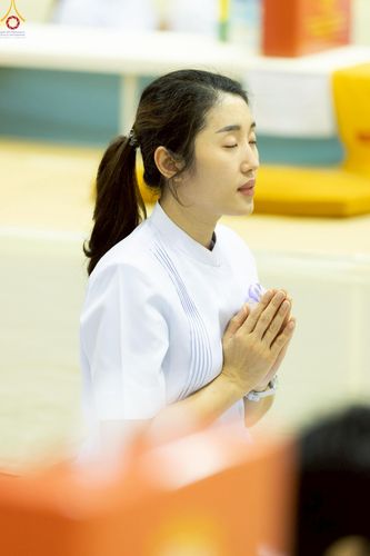 ภาพ No.236147:วันที่ 3 สิงหาคม พ.ศ. 2568 พิธีบูชาข้าวพระ ณ สภาธรรมกายสากล วัดพระธรรมกาย