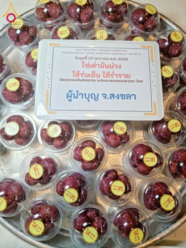 ภาพ No.203282:พิธีถวายภัตตาหารเป็นสังฆทาน แด่พระธรรมยาตรา ณ วัดพระธรรมกาย ตำบลคลองสาม อำเภอคลองหลวง จังหวัดปทุมธานี ในโครงการธรรมยาตรา กตัญญูบูชา มหาปูชนียาจารย์ พระมงคลเทพมุนี(สด จนฺทสโร) พระผู้ปราบมาร อนุสรณ์สถาน 7 แห่ง ปีที่ 13 วันที่ 29 มกราคม พ.ศ. 2568