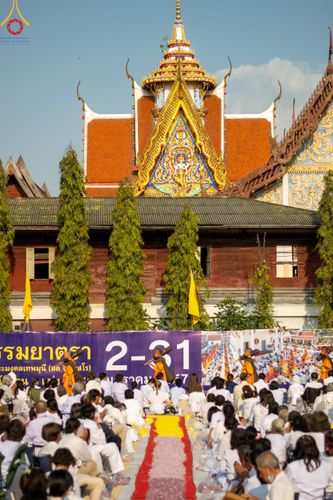 ภาพ No.113192:พิธีต้อนรับพระธรรมยาตรา ปีที่ 12 วันที่ 15 มกราคม พ.ศ. 2567 ณ วัดโบสถ์บน จ.นนทบุรี