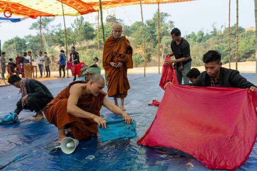 ภาพ No.127258:Photo Story ปฐมบรรพชาชาวพุทธมาร์มา เริ่ม วันที่ 2 กุมภาพันธ์ พ.ศ. 2567 ณ วัดธัมจักร อรัญกุฏิ เมืองรัมการ์ คาร์กาชารี บังกลาเทศ