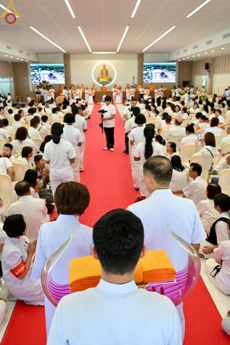 ภาพ No.148672:พิธีบุพเปตพลี, พิธีทอดผ้าป่า, พิธีไถ่ชีวิตโค 80 ตัว ให้ชีวิตสัตว์เป็นทาน ณ ศูนย์ปฎิบัติธรรมภาคใต้ อ.บางกล่ำ จ.สงขลา วันเสาร์ที่ 10 สิงหาคม พ.ศ. 2567