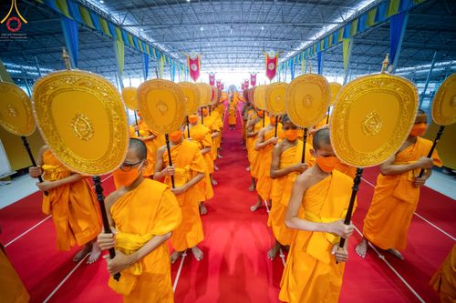 ภาพ No.51737:พิธีมุทิตาสักการะ พระภิกษุ-สามเณรผู้สอบผ่านเปรียญธรรม 9,6,3 ประโยค สาธุชนผู้สอบผ่านบาลีศึกษา 9,6,3 ประโยค ปีพุทธศักราช 2563-2565