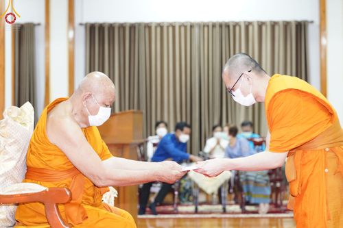 ภาพ No.49806:ประมวลภาพพิธีมอบทุนการศึกษา นักเรียนนักศึกษา-พระภิกษุผู้สอบได้ ป.ธ. 3, 6, 9 สำนักเรียนคณะสงฆ์ปทุมฯ ประจำปี 2565 ณ วัดเขียนเขตพระอารามหลวง จ.ปทุมธานี