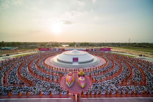 โครงการธรรมยาตรา เส้นทางพระผู้ปราบมาร ปีที่ 8 ณ อนุสรณ์สถานบางปลา