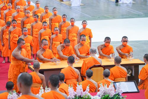 ภาพ No.51782:พิธีมุทิตาสักการะ พระภิกษุ-สามเณรผู้สอบผ่านเปรียญธรรม 9,6,3 ประโยค สาธุชนผู้สอบผ่านบาลีศึกษา 9,6,3 ประโยค ปีพุทธศักราช 2563-2565