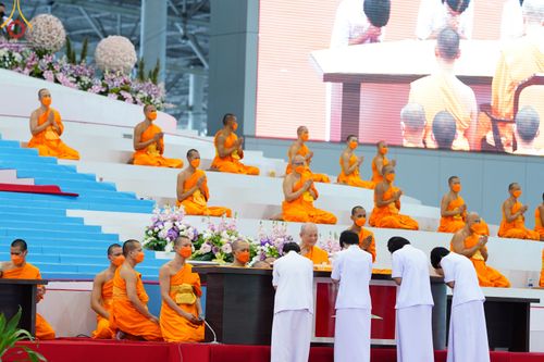 ภาพ No.51790:พิธีมุทิตาสักการะ พระภิกษุ-สามเณรผู้สอบผ่านเปรียญธรรม 9,6,3 ประโยค สาธุชนผู้สอบผ่านบาลีศึกษา 9,6,3 ประโยค ปีพุทธศักราช 2563-2565