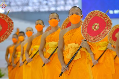 ภาพ No.51805:พิธีมุทิตาสักการะ พระภิกษุ-สามเณรผู้สอบผ่านเปรียญธรรม 9,6,3 ประโยค สาธุชนผู้สอบผ่านบาลีศึกษา 9,6,3 ประโยค ปีพุทธศักราช 2563-2565