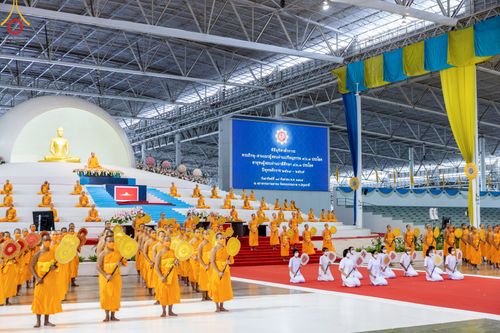 ภาพ No.51807:พิธีมุทิตาสักการะ พระภิกษุ-สามเณรผู้สอบผ่านเปรียญธรรม 9,6,3 ประโยค สาธุชนผู้สอบผ่านบาลีศึกษา 9,6,3 ประโยค ปีพุทธศักราช 2563-2565