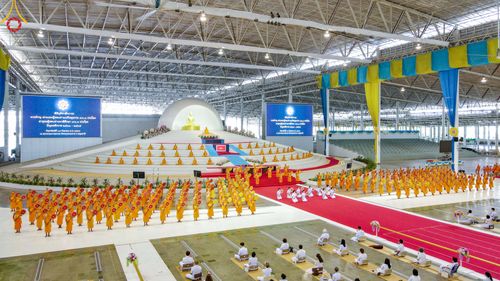 ภาพ No.51810:พิธีมุทิตาสักการะ พระภิกษุ-สามเณรผู้สอบผ่านเปรียญธรรม 9,6,3 ประโยค สาธุชนผู้สอบผ่านบาลีศึกษา 9,6,3 ประโยค ปีพุทธศักราช 2563-2565