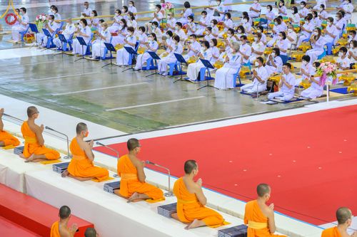 ภาพ No.51825:พิธีมุทิตาสักการะ พระภิกษุ-สามเณรผู้สอบผ่านเปรียญธรรม 9,6,3 ประโยค สาธุชนผู้สอบผ่านบาลีศึกษา 9,6,3 ประโยค ปีพุทธศักราช 2563-2565