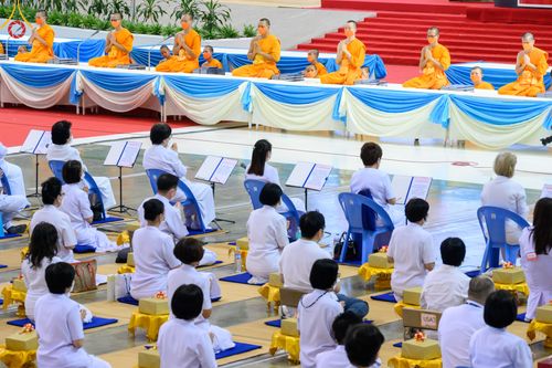 ภาพ No.51837:พิธีมุทิตาสักการะ พระภิกษุ-สามเณรผู้สอบผ่านเปรียญธรรม 9,6,3 ประโยค สาธุชนผู้สอบผ่านบาลีศึกษา 9,6,3 ประโยค ปีพุทธศักราช 2563-2565