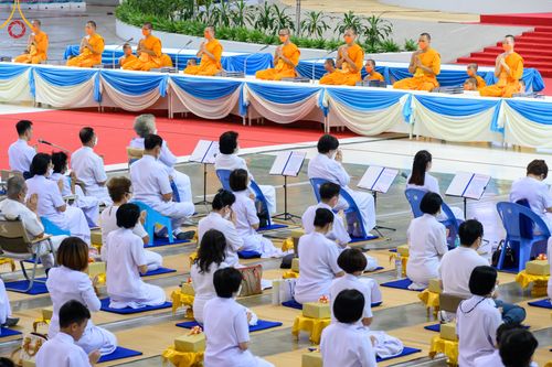 ภาพ No.51836:พิธีมุทิตาสักการะ พระภิกษุ-สามเณรผู้สอบผ่านเปรียญธรรม 9,6,3 ประโยค สาธุชนผู้สอบผ่านบาลีศึกษา 9,6,3 ประโยค ปีพุทธศักราช 2563-2565