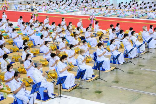 ภาพ No.51840:พิธีมุทิตาสักการะ พระภิกษุ-สามเณรผู้สอบผ่านเปรียญธรรม 9,6,3 ประโยค สาธุชนผู้สอบผ่านบาลีศึกษา 9,6,3 ประโยค ปีพุทธศักราช 2563-2565