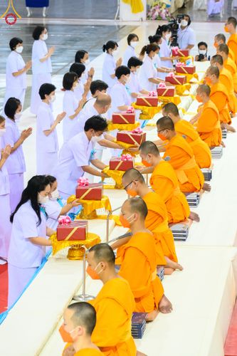 ภาพ No.51847:พิธีมุทิตาสักการะ พระภิกษุ-สามเณรผู้สอบผ่านเปรียญธรรม 9,6,3 ประโยค สาธุชนผู้สอบผ่านบาลีศึกษา 9,6,3 ประโยค ปีพุทธศักราช 2563-2565