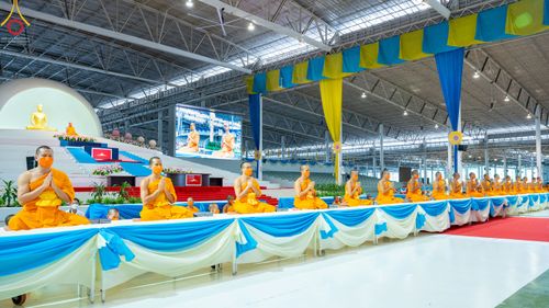 ภาพ No.51852:พิธีมุทิตาสักการะ พระภิกษุ-สามเณรผู้สอบผ่านเปรียญธรรม 9,6,3 ประโยค สาธุชนผู้สอบผ่านบาลีศึกษา 9,6,3 ประโยค ปีพุทธศักราช 2563-2565