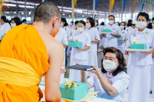 ภาพ No.51860:พิธีมุทิตาสักการะ พระภิกษุ-สามเณรผู้สอบผ่านเปรียญธรรม 9,6,3 ประโยค สาธุชนผู้สอบผ่านบาลีศึกษา 9,6,3 ประโยค ปีพุทธศักราช 2563-2565