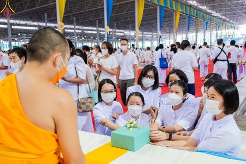 ภาพ No.51859:พิธีมุทิตาสักการะ พระภิกษุ-สามเณรผู้สอบผ่านเปรียญธรรม 9,6,3 ประโยค สาธุชนผู้สอบผ่านบาลีศึกษา 9,6,3 ประโยค ปีพุทธศักราช 2563-2565