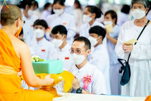 ภาพ No.51862:พิธีมุทิตาสักการะ พระภิกษุ-สามเณรผู้สอบผ่านเปรียญธรรม 9,6,3 ประโยค สาธุชนผู้สอบผ่านบาลีศึกษา 9,6,3 ประโยค ปีพุทธศักราช 2563-2565