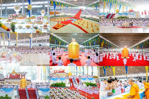 ภาพ No.52324:ประมวลภาพพิธีบูชาข้าวพระ (วันอาทิตย์ต้นเดือนตุลาคม) ณ วัดพระธรรมกาย จ.ปทุมธานี 