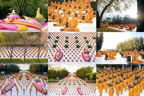 ประมวลภาพธรรมยาตรา ปฏิบัติธรรมและบันทึกภาพประวัติศาสตร์ ธรรมยาตรา ปีที่ 10