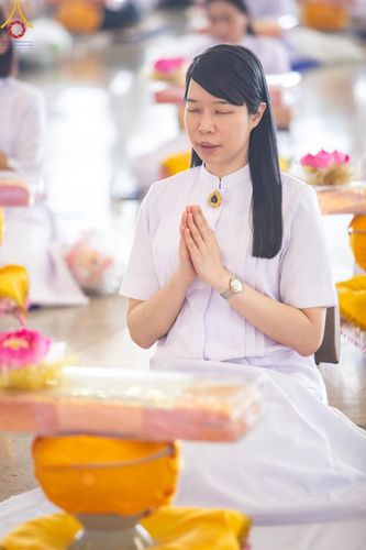 ภาพ No.131656:พิธีร่วมบุญบรรพชาสามเณร 5,000 รูป ณ บ้านแก้วเรือนทองคุณยาย สภาธรรมกายสากล วัดพระธรรมกาย วันเสาร์ที่ 23 มีนาคม พ.ศ. 2567