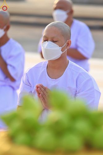 ภาพ No.101488:พิธีเวียนประทักษิณ, พิธีวันทาเจดีย์, พิธีขอขมาและมอบผ้าไตร ในโครงการอุปสมบทหมู่ รุ่นบูชาธรรมมหาปูชนียาจารย์ ณ วัดพระธรรมกาย ในวันที่ 9 ธันวาคม พ.ศ. 2566