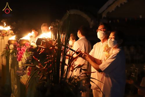 ภาพ No.76259:พิธีกลั่นแผ่นดินสร้างมหาเจดีย์ปัตตานี , พิธีตักบาตรแด่พระภิกษุสงฆ์ 159 รูป ,  พิธีทอดผ้าป่า , พิธีโปรยรัตนชาติ ,  พิธีจุดประทีปถวายเป็นพุทธบูชา ณ ศูนย์อบรมเยาวชนปัตตานี จ.ปัตตานี วันอาทิตย์ที่ 5 กุมภาพันธ์ พ.ศ.2566