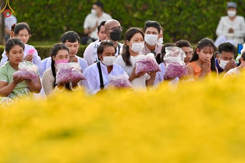 ภาพ No.120081:พิธีต้อนรับพระธรรมยาตรา ในโครงการธรรมยาตรา กตัญญูบูชา มหาปูชนียาจารย์ พระมงคลเทพมุนี(สด จนฺทสโร) พระผู้ปราบมาร อนุสรณ์สถาน 7 แห่ง ปีที่ 12 วันที่ 28 มกราคม พ.ศ. 2567 ณ วัดพระธรรมกาย จ.ปทุมธานี
