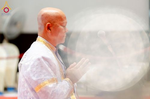 ภาพ No.223638:วันที่ 11 พฤษภาคม พ.ศ. 2568 พิธีบรรพชาของอุบาสก พิสิทธิ์ หมื่นแกล้ว  ณ วัดพระธรรมกาย