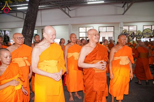 ภาพ No.315206:วันจันทร์ที่ 23 มีนาคม พ.ศ. 2569 พิธีบำเพ็ญกุศล คุณพ่อณรงค์ จินตมากุล  สิริอายุ 99 ปี 11 เดือน โยมบิดา พระครูปลัดรัตนวีรวัฒน์ (รังสฤษดิ์ อิทฺธิจินตโก) ที่ปรึกษาเจ้าคณะจังหวัดปทุมธานี เจ้าอาวาสวัดพระธรรมกาย  ณ ห้องปลูกศรัทธา 2 วัดพระธรรมกาย ปทุมธานี