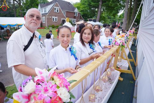 ภาพ No.144906:พิธีประดิษฐานลูกนิมิตมหาสมบัติ ผูกสีมาสถาปนาอุโบสถ บูชาธรรม ๘๐ ปี หลวงพ่อธัมมชโย วันอาทิตย์ที่ ๓๐ มิถุนายน พ.ศ. ๒๕๖๗ วัดพระธรรมกายนิวเจอร์ซี ประเทศสหรัฐอเมริกา