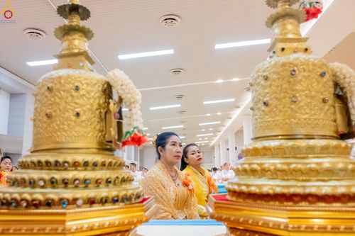 ภาพ No.327808:วันที่ 3 พฤษภาคม พ.ศ.2569 พิธีรับมอบพระบรมสารีริกธาตุ จากสาธารณรัฐแห่งสหภาพเมียนมา ณ ห้องแก้วสารพัดนึก วัดพระธรรมกาย