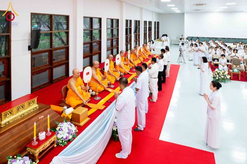 ภาพ No.315362:วันอังคารที่ 24 มีนาคม พ.ศ. 2569 พิธีบำเพ็ญกุศล คุณพ่อณรงค์ จินตมากุล  สิริอายุ 99 ปี 11 เดือน โยมบิดา พระครูปลัดรัตนวีรวัฒน์ (รังสฤษดิ์ อิทฺธิจินตโก) ที่ปรึกษาเจ้าคณะจังหวัดปทุมธานี เจ้าอาวาสวัดพระธรรมกาย  ณ ห้องปลูกศรัทธา 2 วัดพระธรรมกาย ปทุมธานี