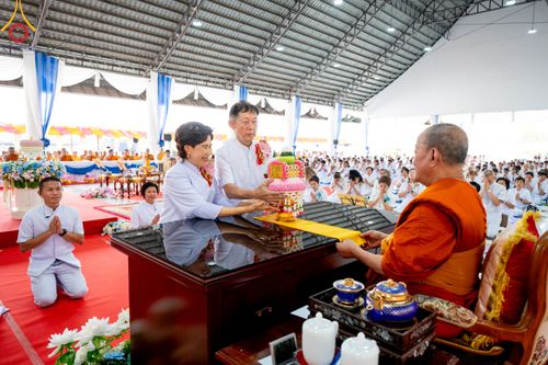 ภาพ No.310955:วันอาทิตย์ที่ 22 กุมภาพันธ์ พ.ศ. 2569 พิธีประดิษฐานพระประธาน “พระธรรมกาย” ณ ธุดงคสถานอำนาจเจริญ จังหวัดอำนาจเจริญ