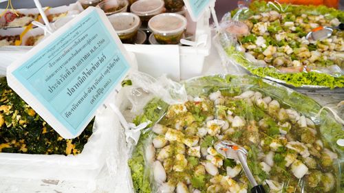 ภาพ No.72966:พิธีถวายภัตตาหารเป็นสังฆทาน แด่คณะพระธรรมยาตราฯ ในโครงการธรรมยาตรากตัญญูบูชา มหาปูชนียาจารย์ พระมงคลเทพมุนี(สด จนฺทสโร) พระผู้ปราบมาร อนุสรณ์สถาน 7 แห่ง ปีที่ 11 วันที่ 20 มกราคม พ.ศ. 2566