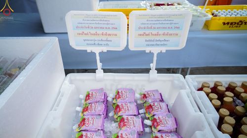 ภาพ No.74443:พิธีถวายภัตตาหารเป็นสังฆทาน แด่คณะพระธรรมยาตราฯ ในโครงการธรรมยาตรากตัญญูบูชา มหาปูชนียาจารย์ พระมงคลเทพมุนี(สด จนฺทสโร) พระผู้ปราบมาร อนุสรณ์สถาน 7 แห่ง ปีที่ 11 วันที่ 26 มกราคม พ.ศ. 2566