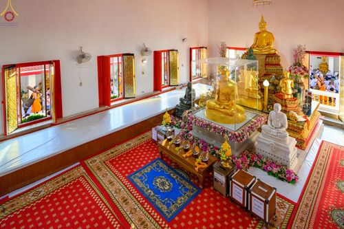 ภาพ No.70733:พิธีต้อนรับพระธรรมยาตรา ในโครงการธรรมยาตรากตัญญูบูชา มหาปูชนียาจารย์ พระมงคลเทพมุนี(สด จนฺทสโร) พระผู้ปราบมาร อนุสรณ์สถาน 7 แห่ง ปีที่ 11 วันที่ 14 มกราคม พ.ศ. 2566 ณ อนุสรณ์สถานลำดับที่ 3 สถานที่เกิดในเพศสมณะ วัดสองพี่น้อง อ.สองพี่น้อง จ.สุพรรณบุรี