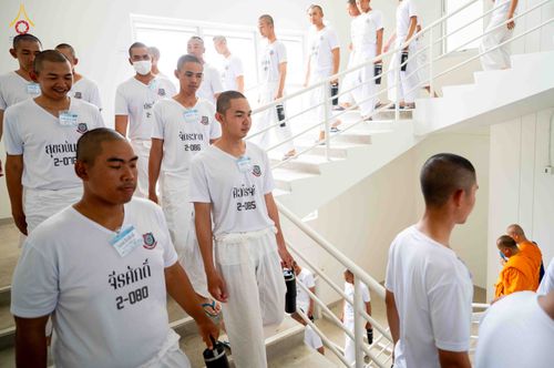ภาพ No.340265:วันที่ 23 กรกฎาคม พ.ศ. 2569 พิธีเปิดโครงการพัฒนาคุณธรรม จริยธรรม สำหรับนักเรียนนายสิบตำรวจ (นสต.) รุ่นที่ 17 ศูนย์ฝึกอบรมตำรวจภูธรภาค 1 ระหว่างวันที่ 23-27 กรกฏาคม 2569 ( 5 วัน 4 คืน) ณ ศูนย์ปฏิบัติธรรมเวิล์ดพีช วัลเล่ย์ (World Peace Valley) เขาใหญ่  ต.ห